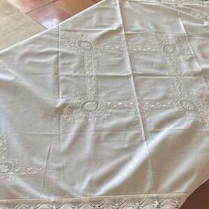 Elegant Embroidered Tablecloth
